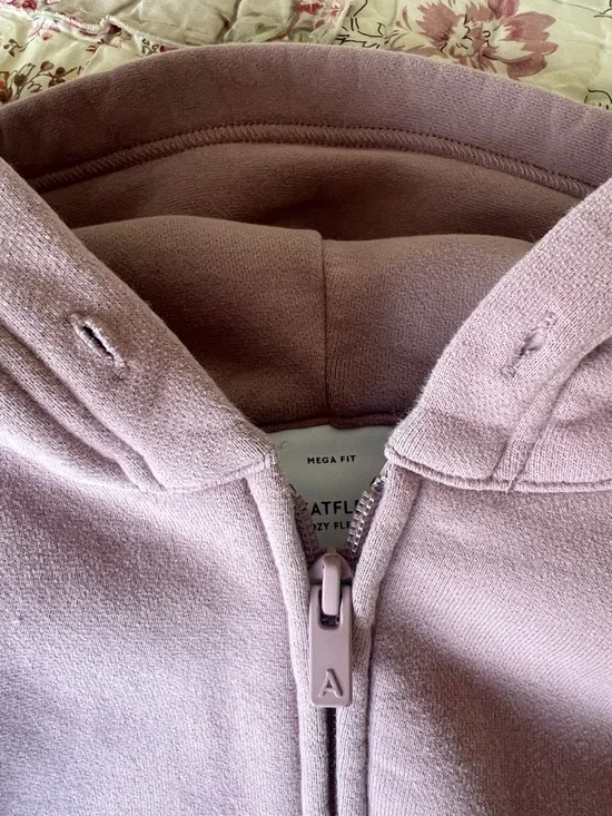 Aritzia Megafit Mauve Zip Hoodie and Joggers Set 🌸 sz S/M - Picture 8 of 9